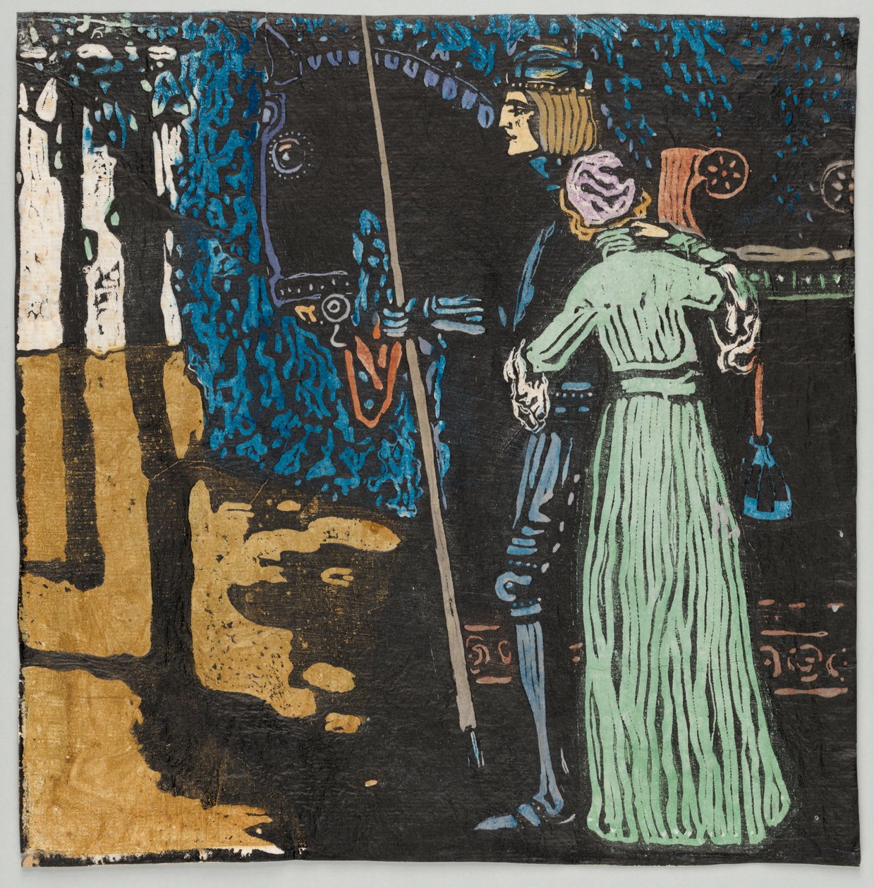 Búcsú (Második állapot) alkotó: Wassily Kandinsky