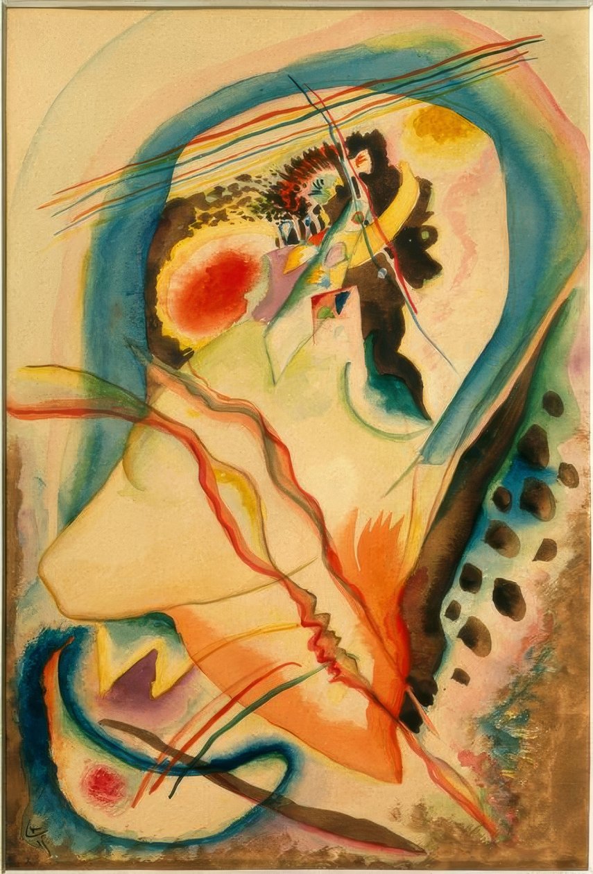 Absztrakt kompozíció alkotó: Wassily Kandinsky