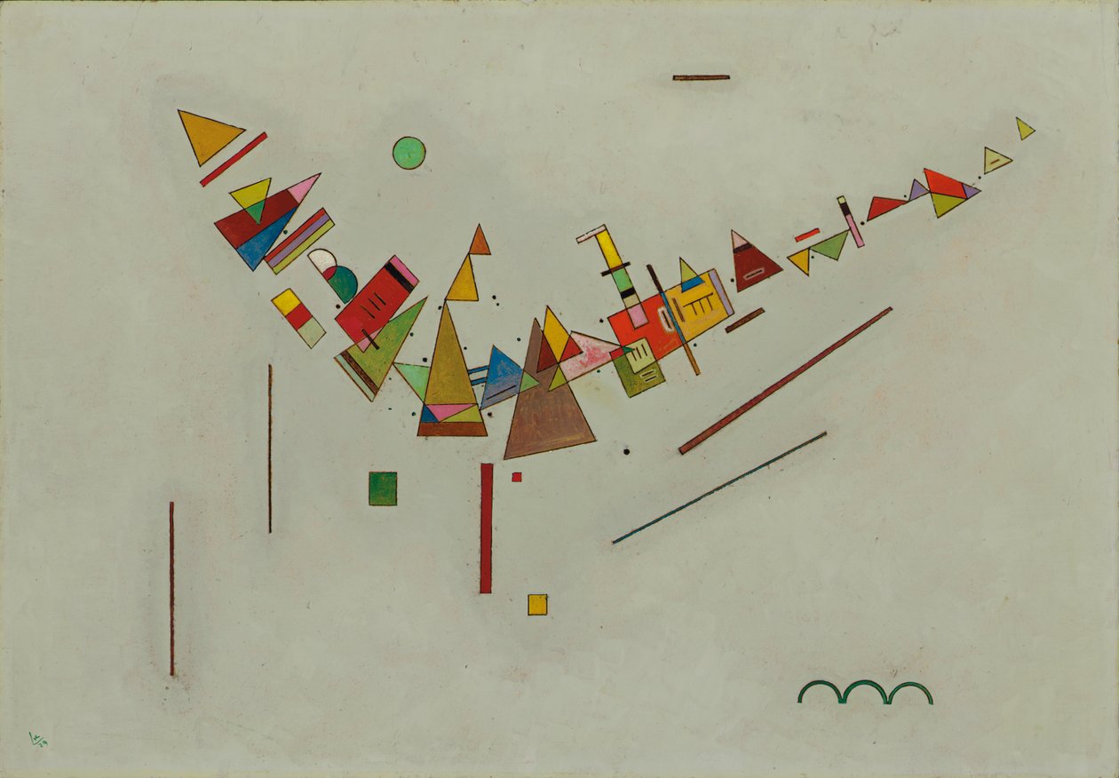 Szöglengő; Winkelschwung alkotó: Wassily Kandinsky