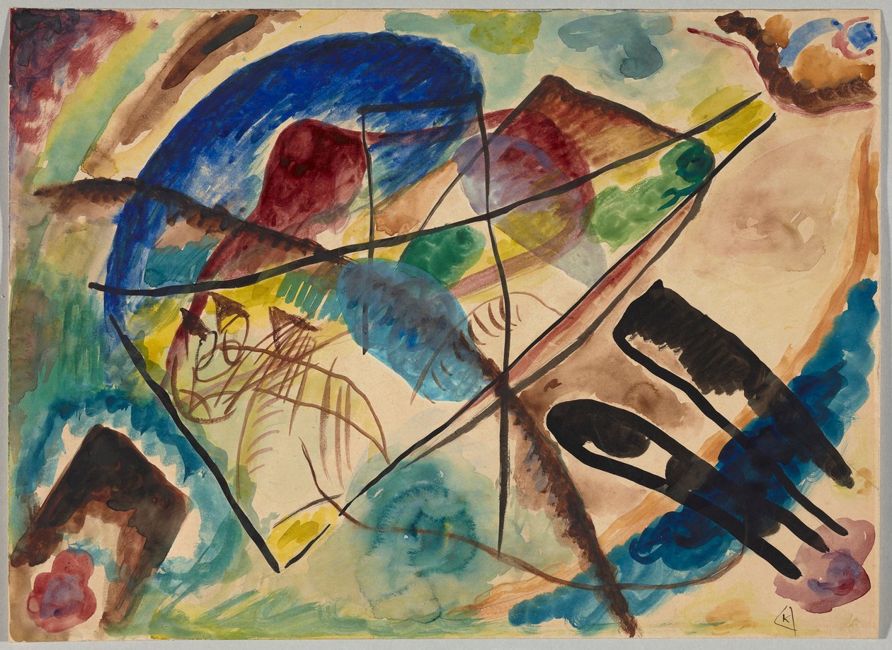 Akvarell VIII alkotó: Wassily Kandinsky