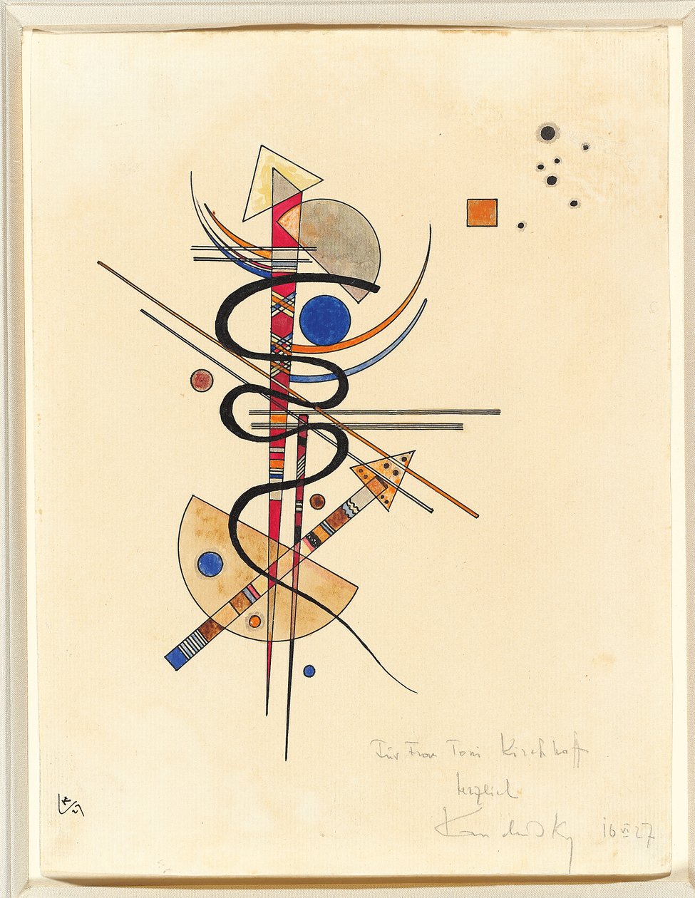 Akvarell Mrs. Toni Kirchhoffnak alkotó: Wassily Kandinsky