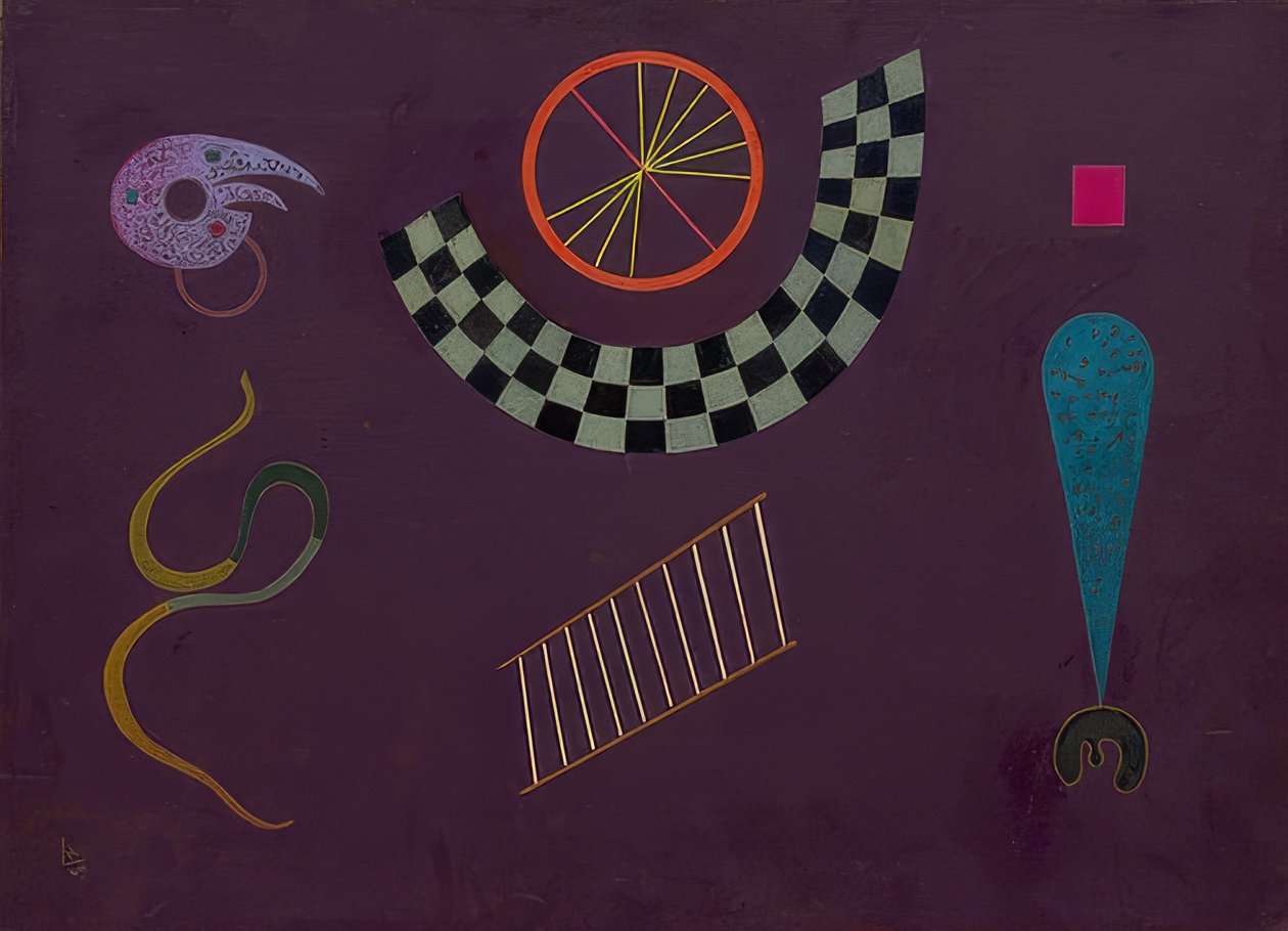 Band mit Karrees. 1944 alkotó: Wassily Kandinsky