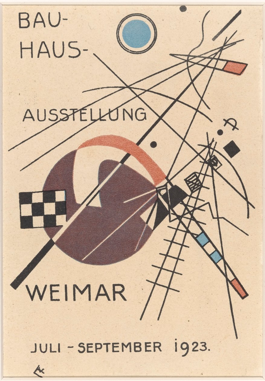 Bauhaus kiállítás, 1923. alkotó: Wassily Kandinsky