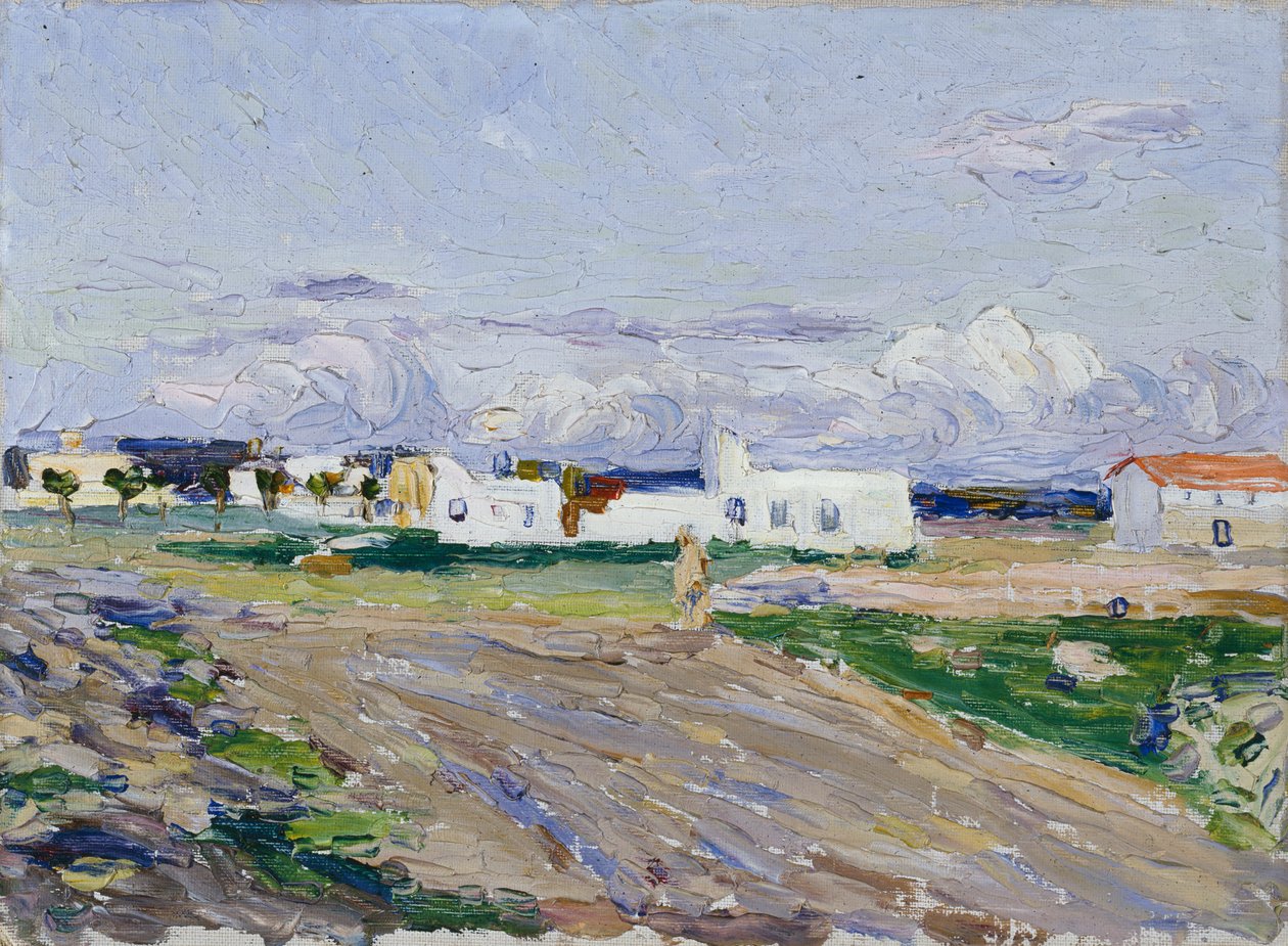 Kilátás a Hotel St Georgesból, Tuniszból alkotó: Wassily Kandinsky