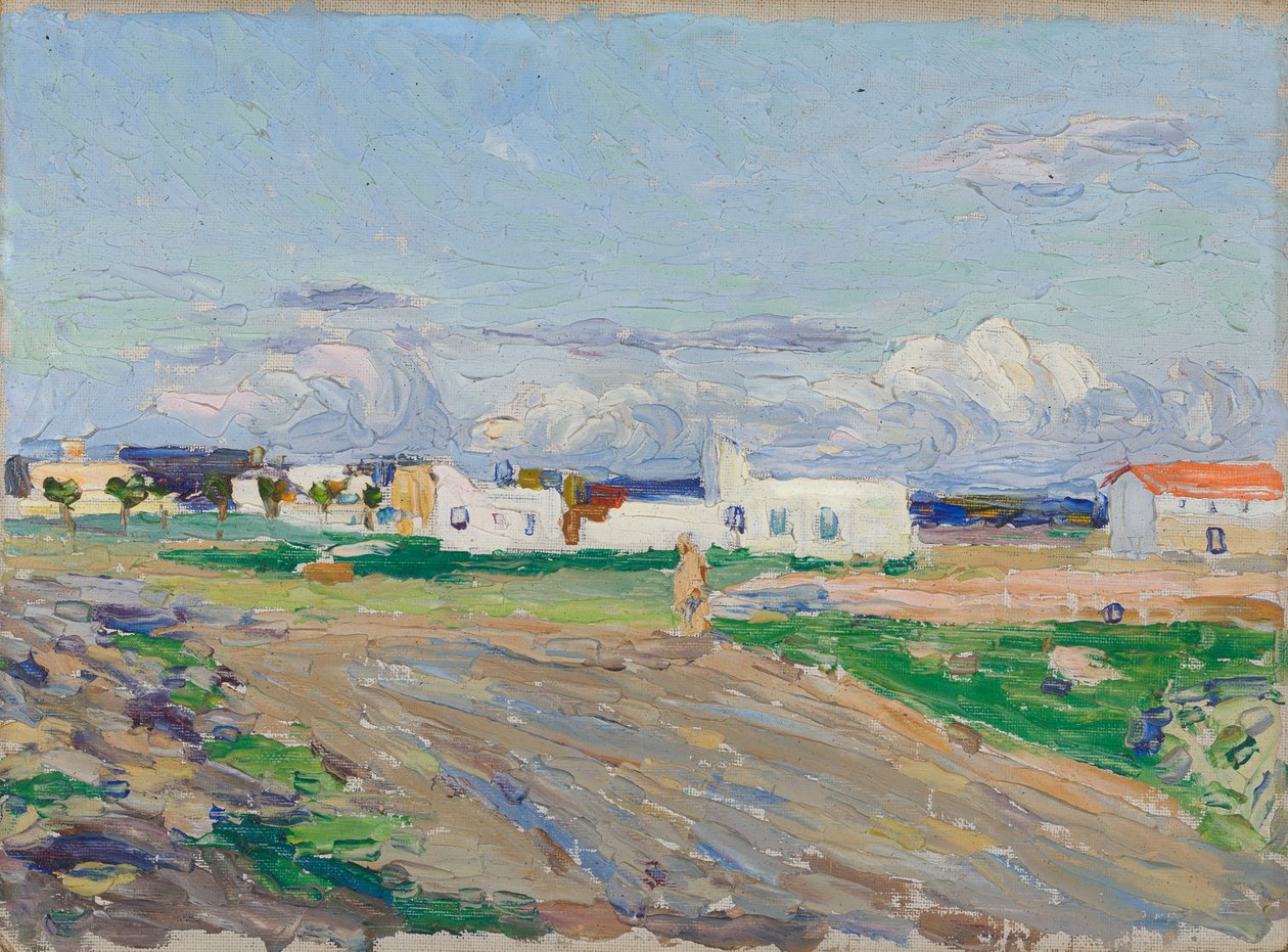Kilátás a Hotel St. Georges-ból, Tunisz alkotó: Wassily Kandinsky