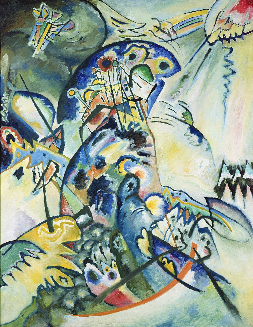 Kék fésű, 1917 alkotó: Wassily Kandinsky