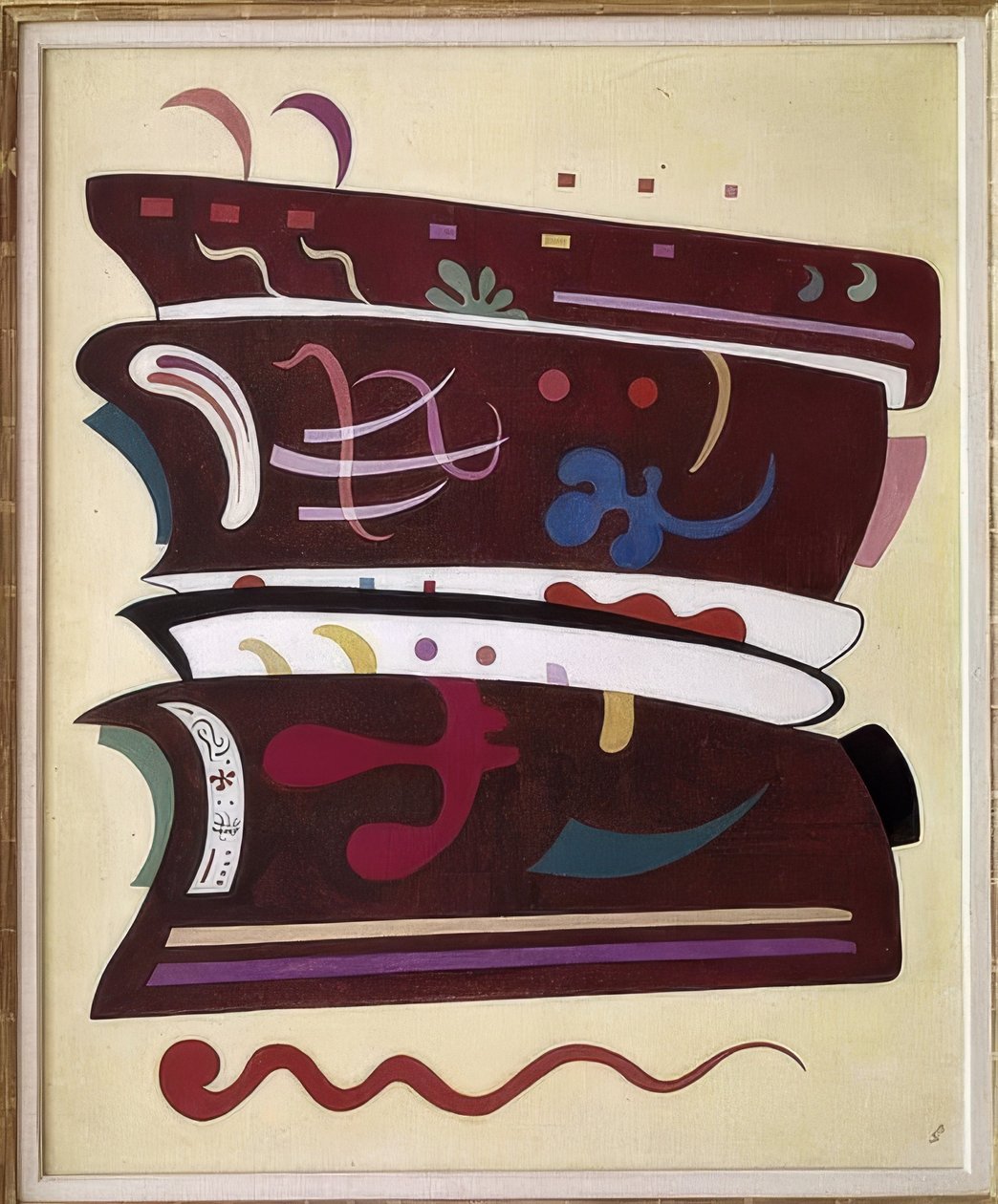 Brun kiegészítők. 1935 alkotó: Wassily Kandinsky