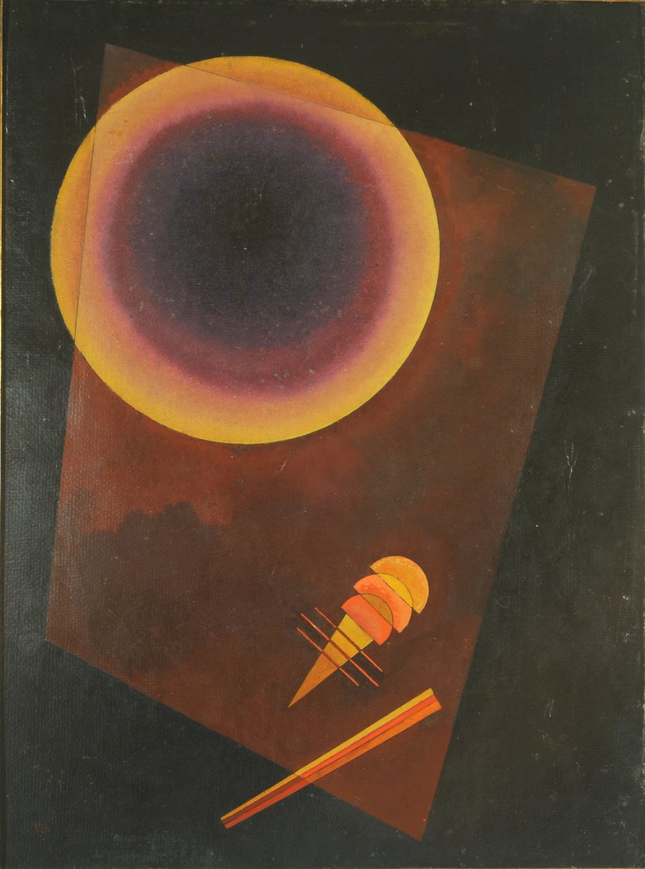 Kör (barna színnel) alkotó: Wassily Kandinsky