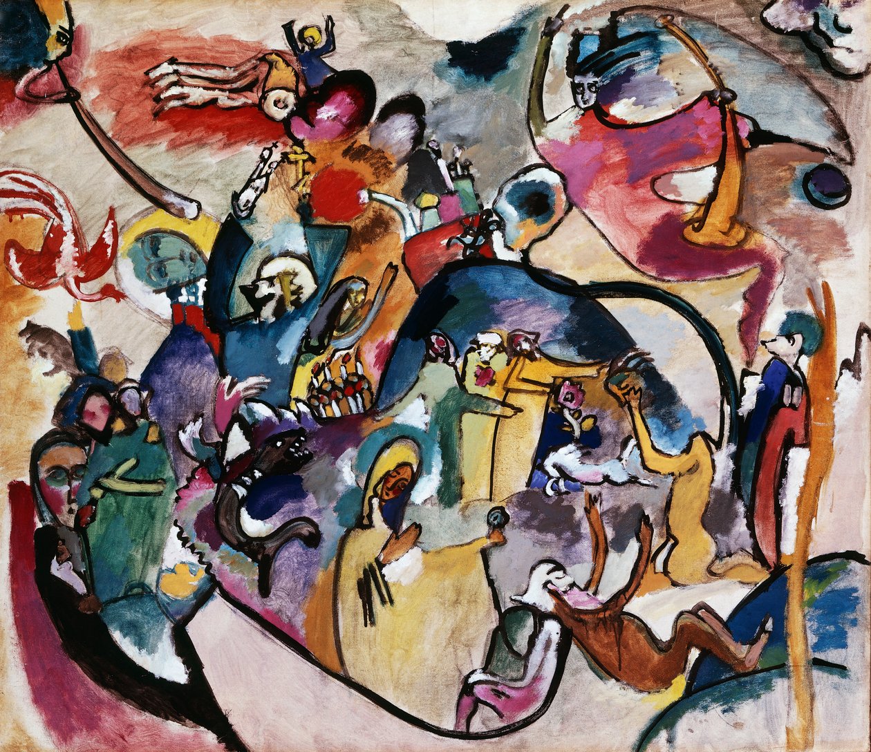Párok a Várparkban II alkotó: Wassily Kandinsky