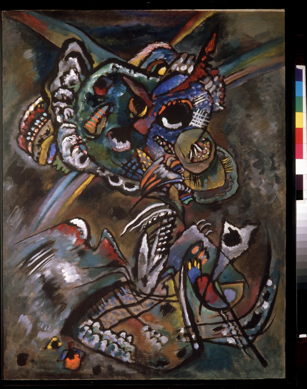 Crepuscule (szürkület). A festő napja Wassily Kandinsky (Au Wassily Kandinsky au Kandinskyz alkotó: Wassily Kandinsky