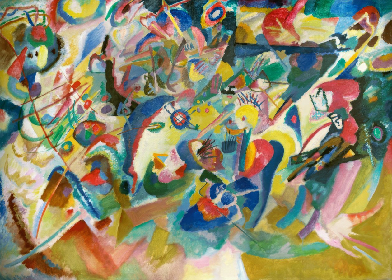 3. tervezet a VII. összetételhez alkotó: Wassily Kandinsky