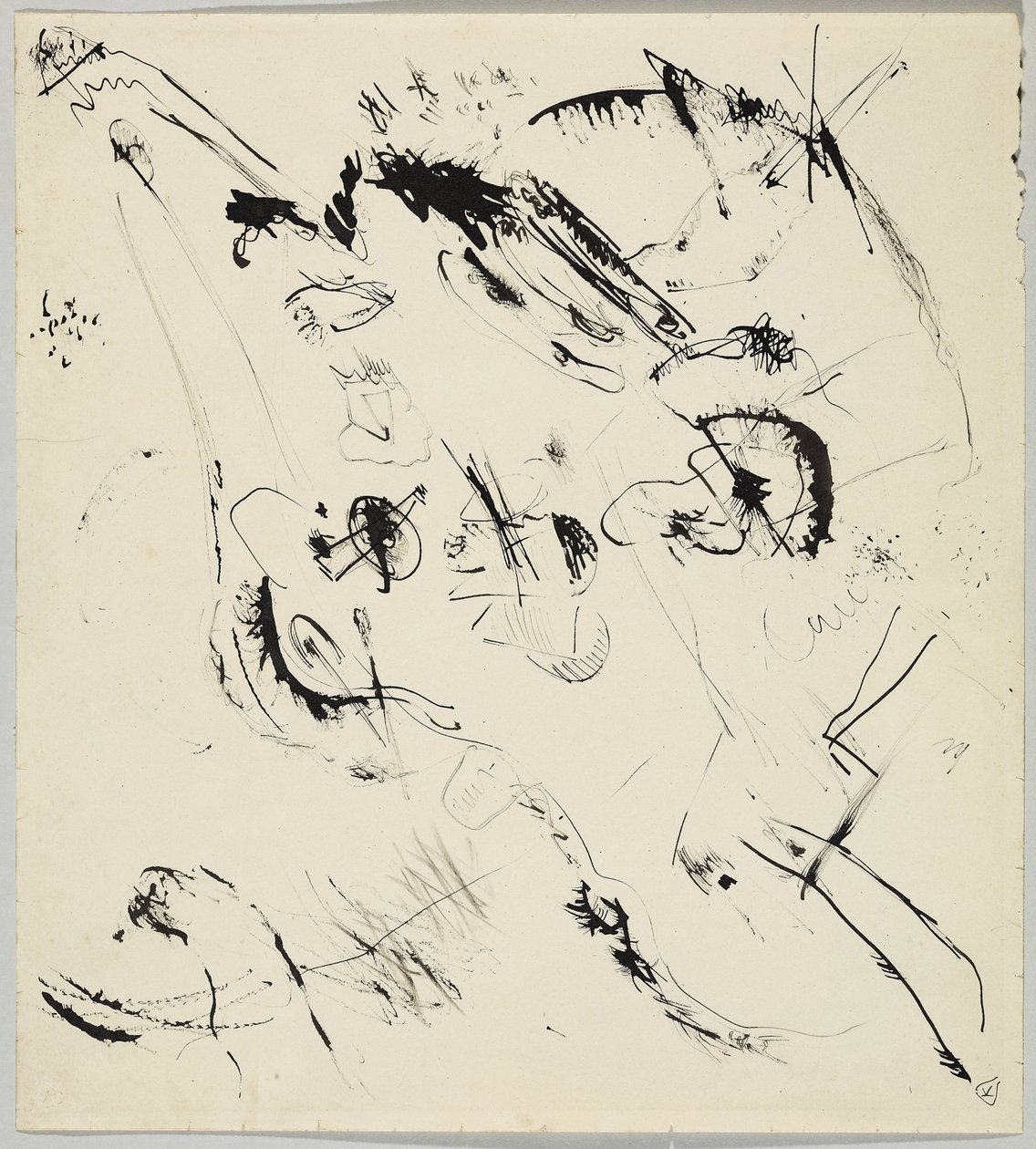Tervezet a „VII. összetételhez” alkotó: Wassily Kandinsky