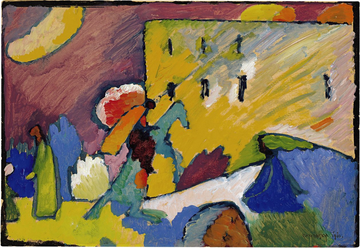 ""Tanulmány az improvizációhoz 3"" Vaszilij Kandinszkij festménye alkotó: Wassily Kandinsky