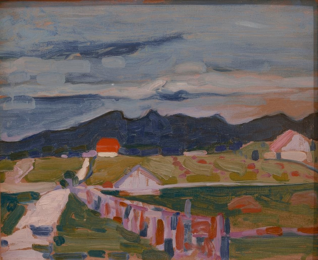 Mezők Murnau közelében alkotó: Wassily Kandinsky