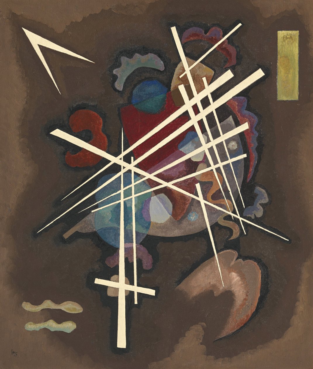 "" Filé "" (kötés) festő napja Vaszilij Kandinszkij (vagy Wassily Kandinsky alkotó: Wassily Kandinsky