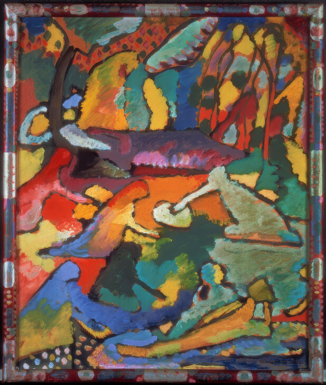 Kompozíció II töredéke alkotó: Wassily Kandinsky