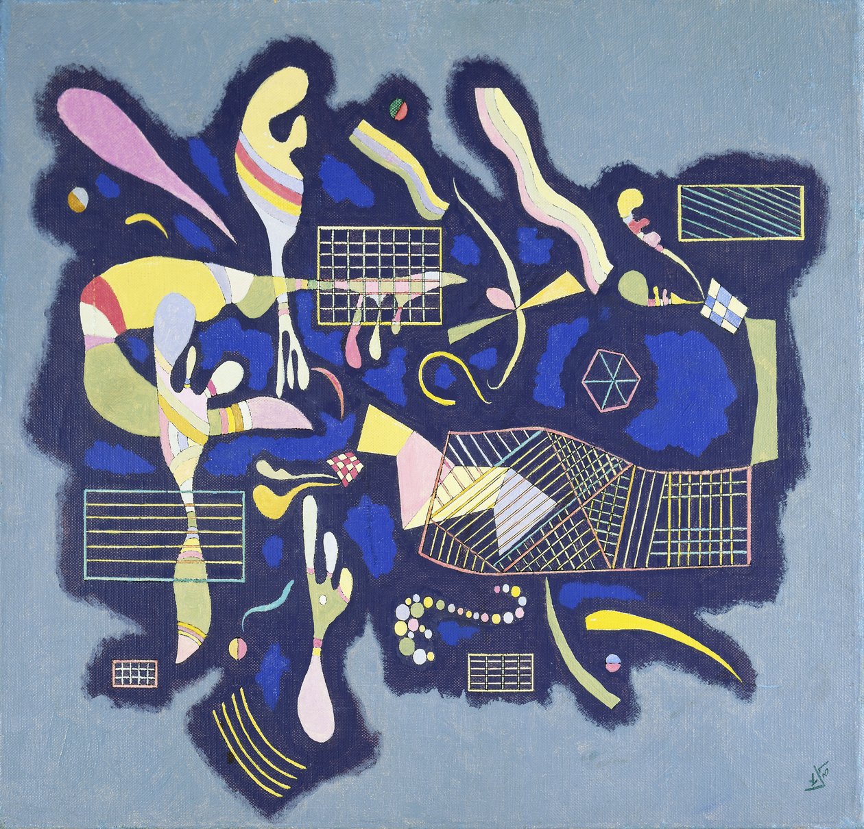 Grillek és mások; Rácsok és mások alkotó: Wassily Kandinsky