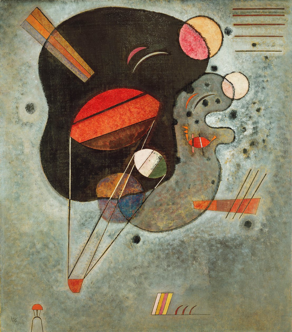 Lebegő nyomtatás alkotó: Wassily Kandinsky