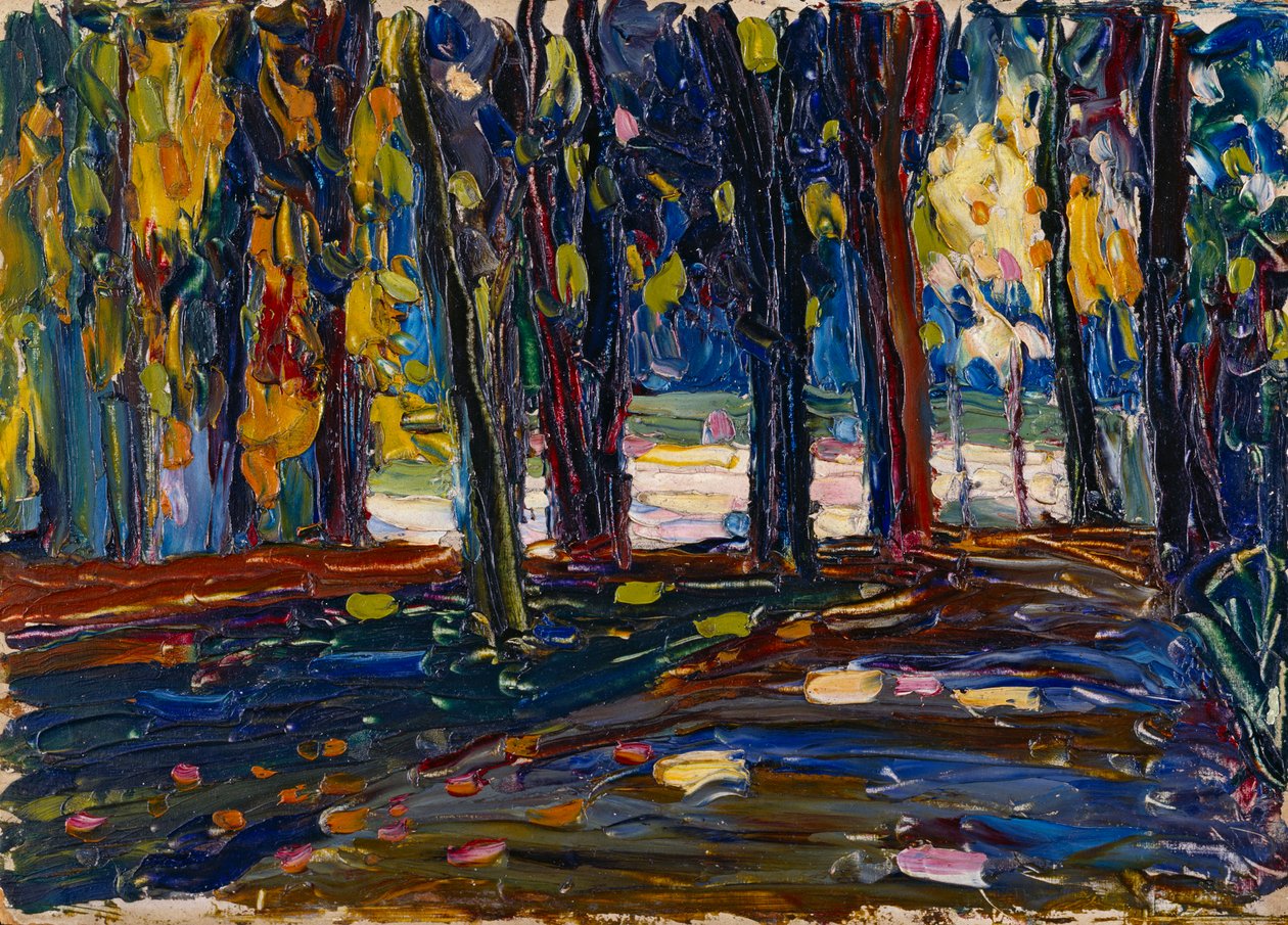 A Szent Felhő Parkban - Ősz II alkotó: Wassily Kandinsky