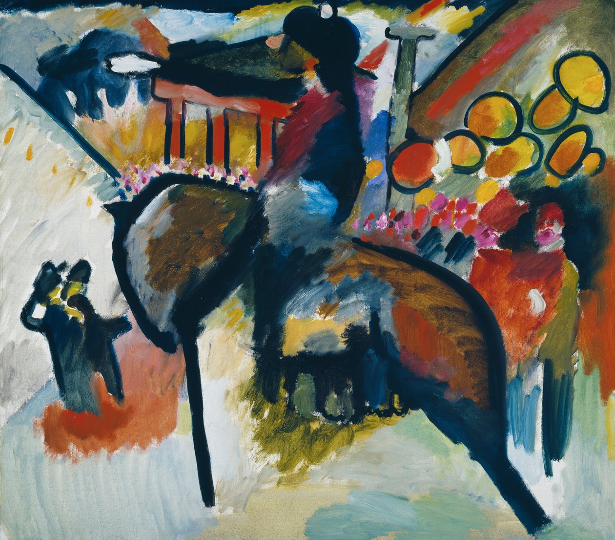 Impresszió IV (Csendőr) alkotó: Wassily Kandinsky