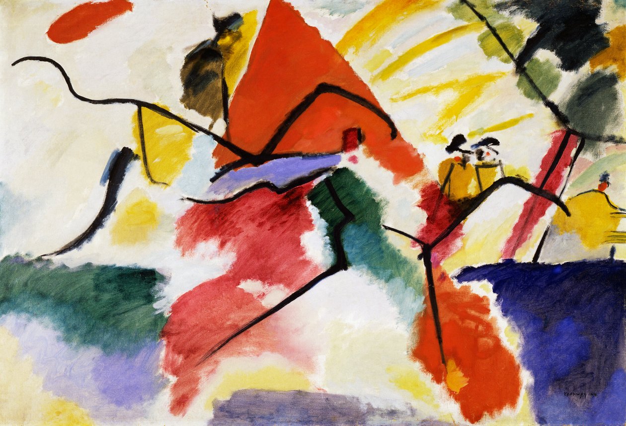 V. benyomás (park) alkotó: Wassily Kandinsky