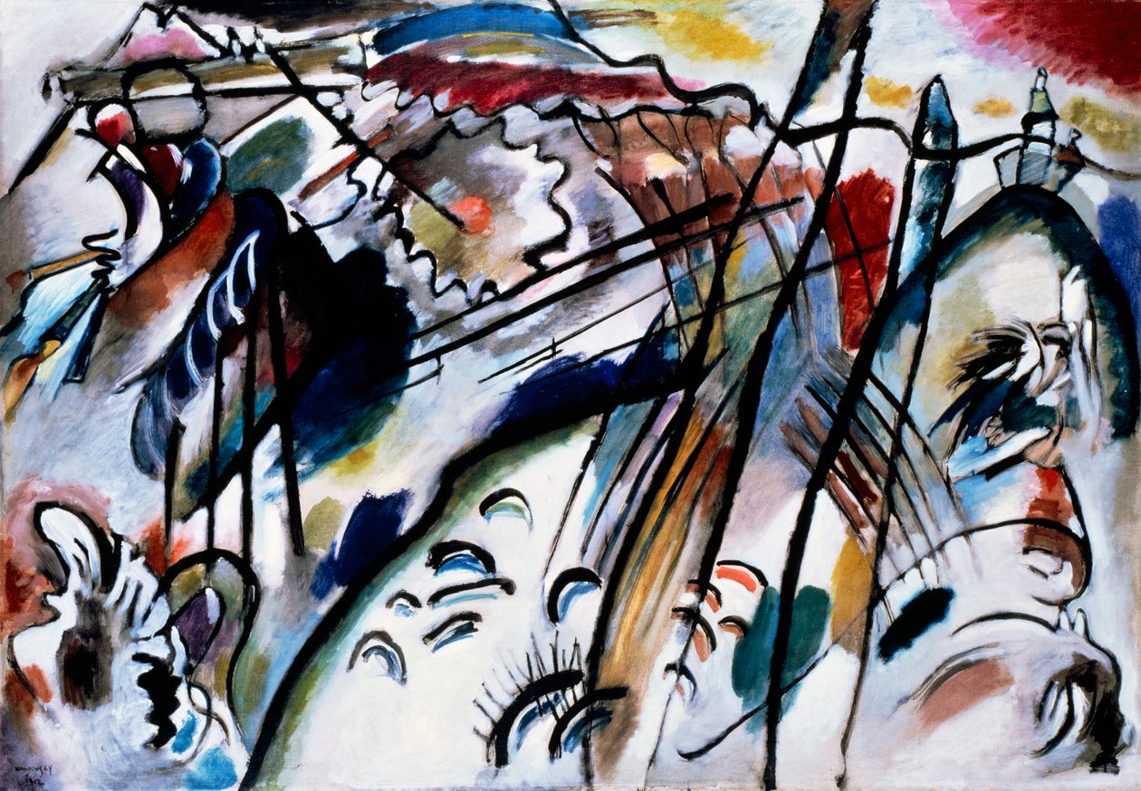 Improvizáció 28 (második verzió) alkotó: Wassily Kandinsky
