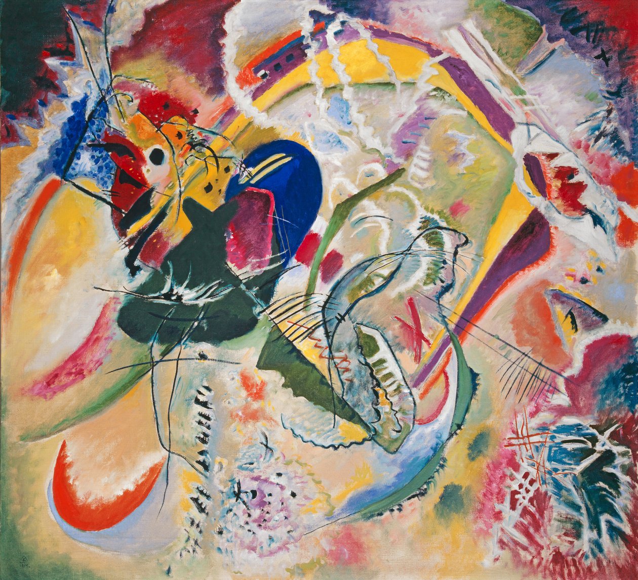 Improvizáció 35, 1914 alkotó: Wassily Kandinsky