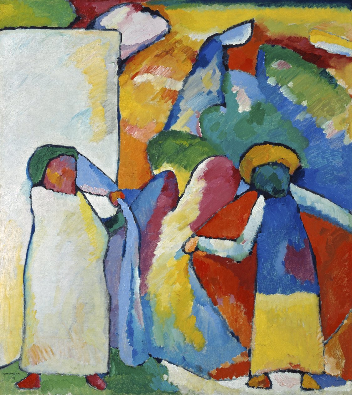 Improvizáció 6 (afrikai) alkotó: Wassily Kandinsky
