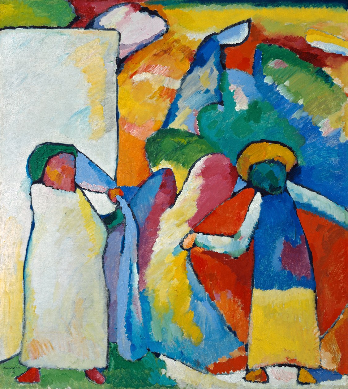 6. improvizáció („Afrikai”) alkotó: Wassily Kandinsky