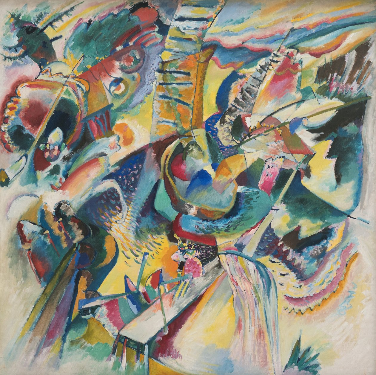 Improvizáció Klamm alkotó: Wassily Kandinsky