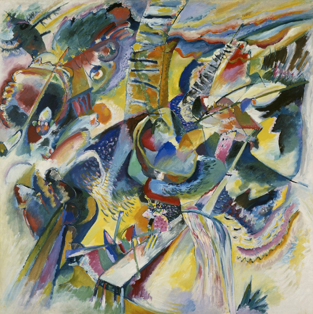Improvizáció Klamm alkotó: Wassily Kandinsky