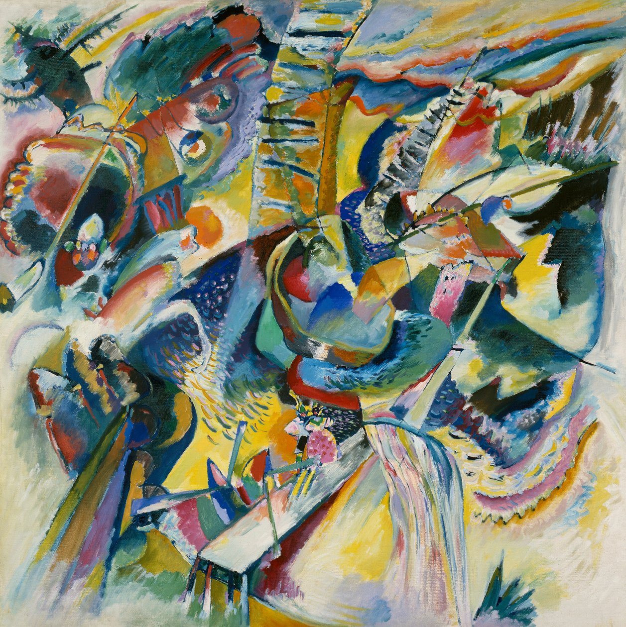 Improvizáció Klamm alkotó: Wassily Kandinsky