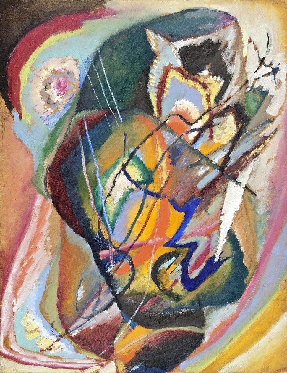 "Improvisation Sans Tittare EEE" (Untitled Improvisation EEE), Painter Day Wassily Kandinsky (Au Wassily Kandinsky Au Kandinsky alkotó: Wassily Kandinsky