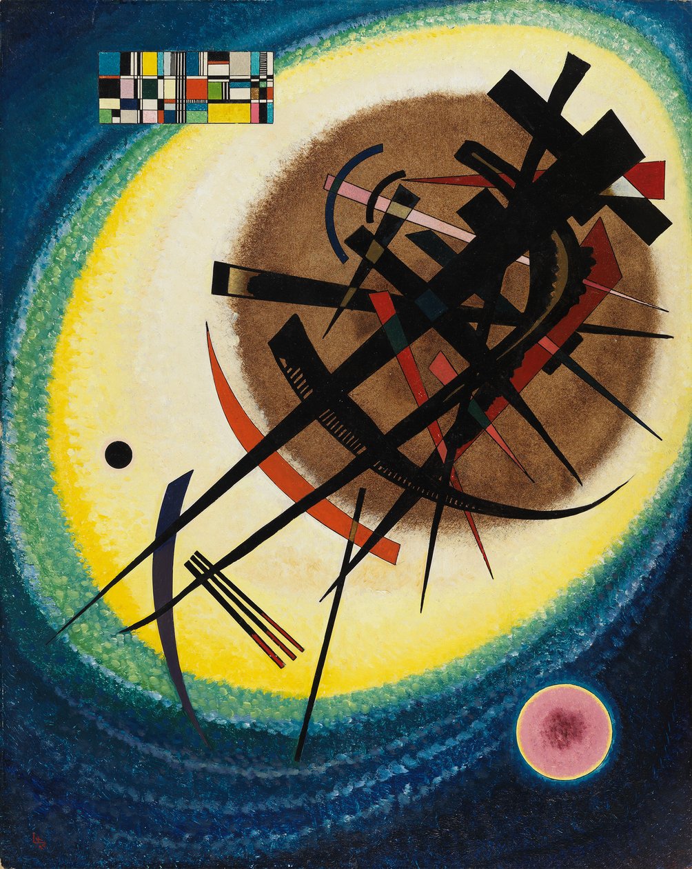 Kandinszkij - A tiszta oválisban, 1925 alkotó: Wassily Kandinsky