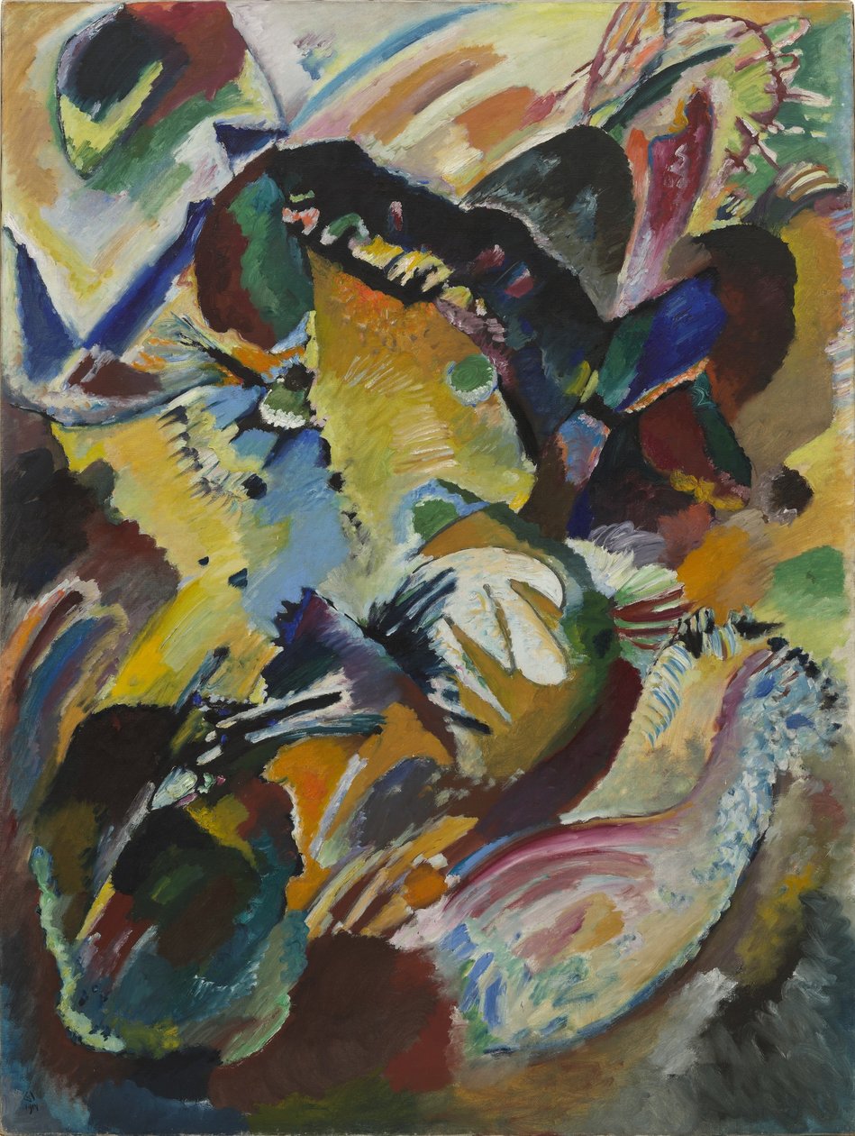 Kandinszkij - Panel Edwin R. Campbell számára No. 2, 1914 alkotó: Wassily Kandinsky