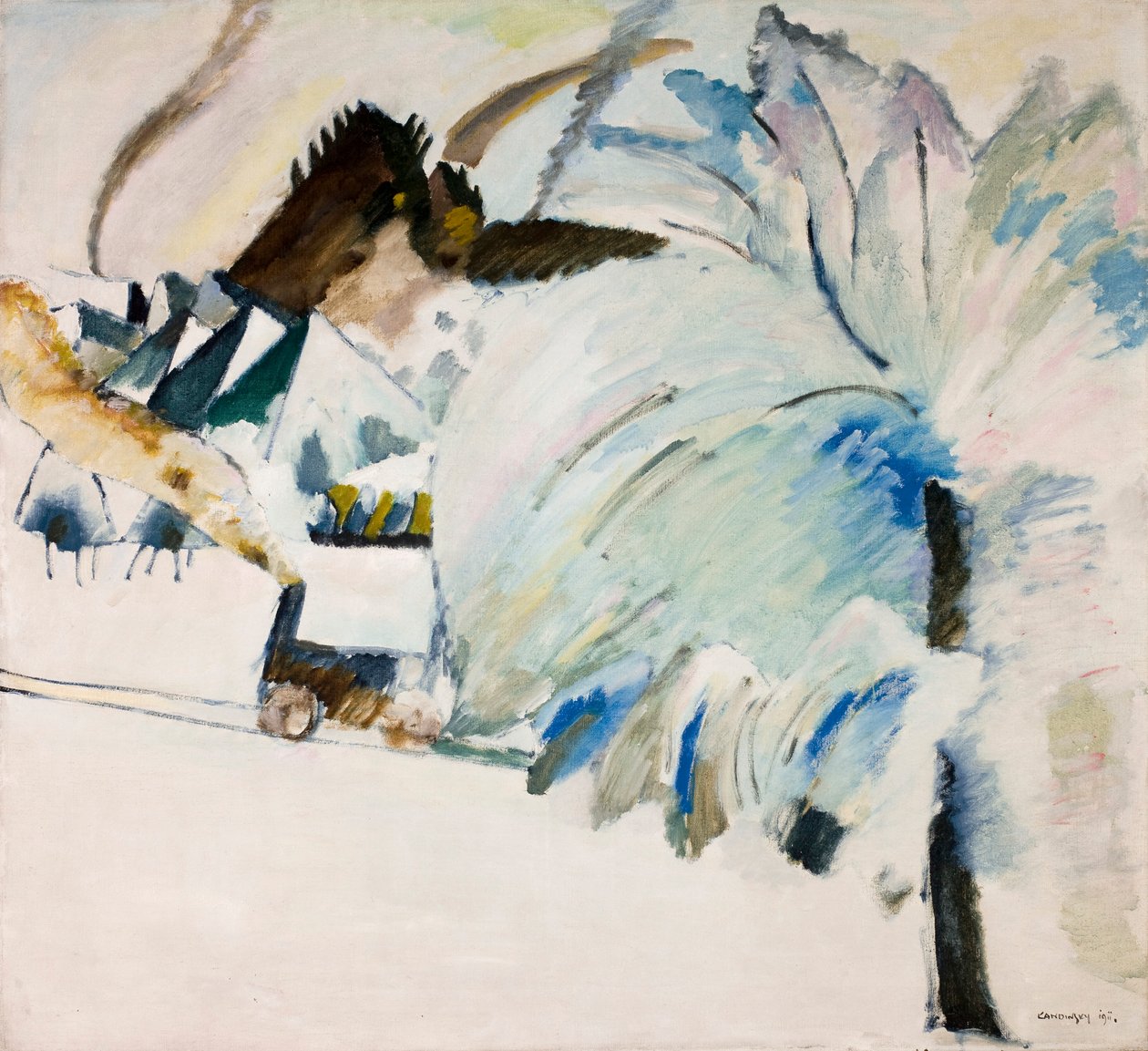 Kandinszkij - Téli táj, 1911 alkotó: Wassily Kandinsky