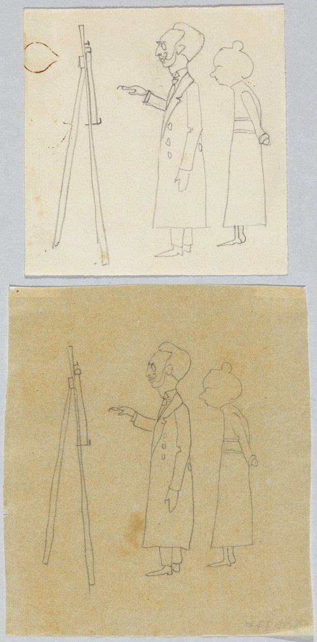 Kandinszkij és Münter a festőállvány előtt alkotó: Wassily Kandinsky
