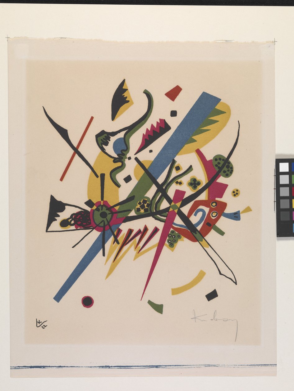 Kleine Welten I (Kis Világok I) (színes litográfiák) alkotó: Wassily Kandinsky