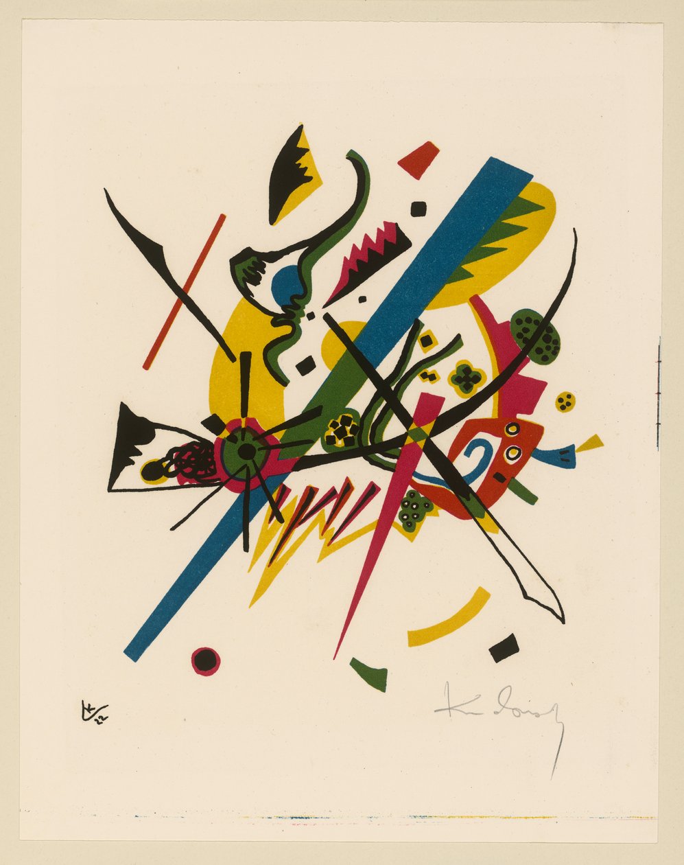 Kleine Welten I alkotó: Wassily Kandinsky
