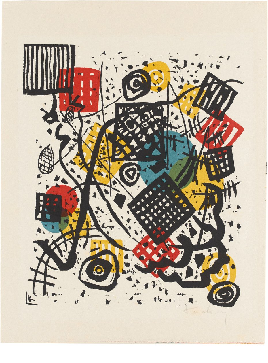 Kleine Welten V alkotó: Wassily Kandinsky