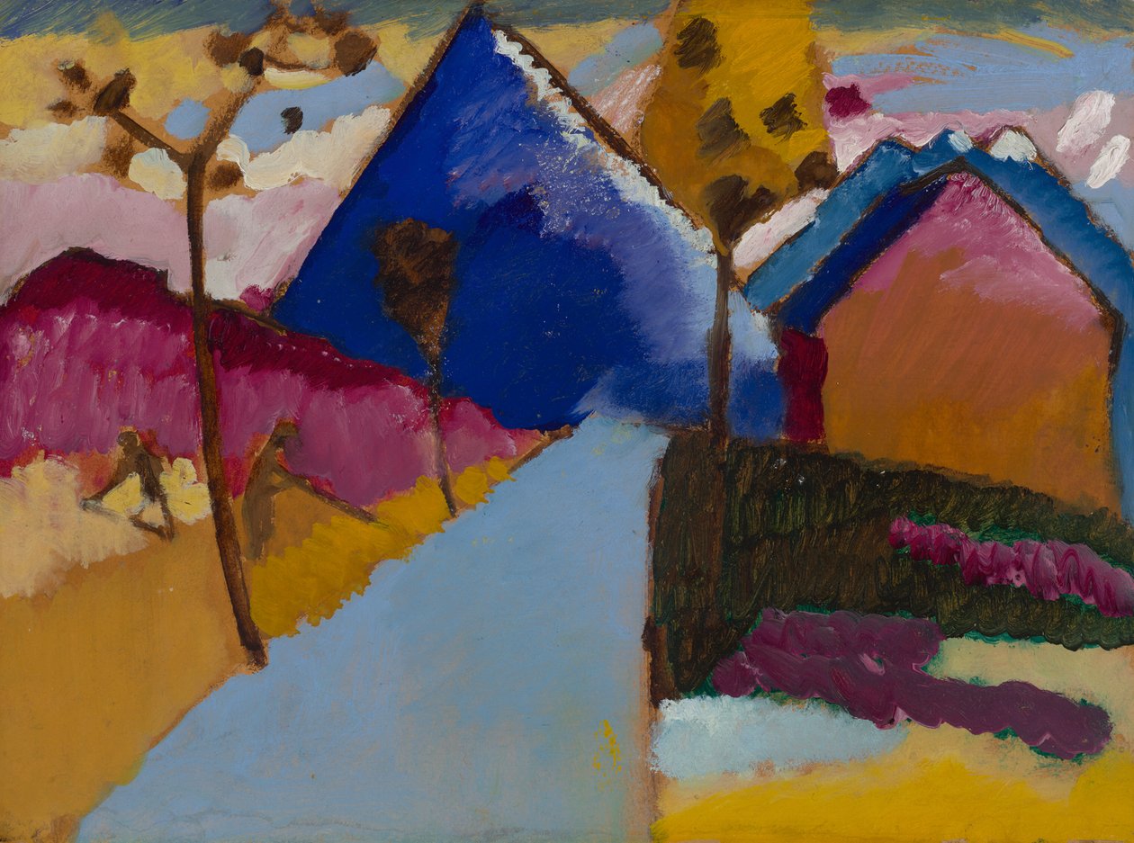 Kochel – egyenes utca alkotó: Wassily Kandinsky