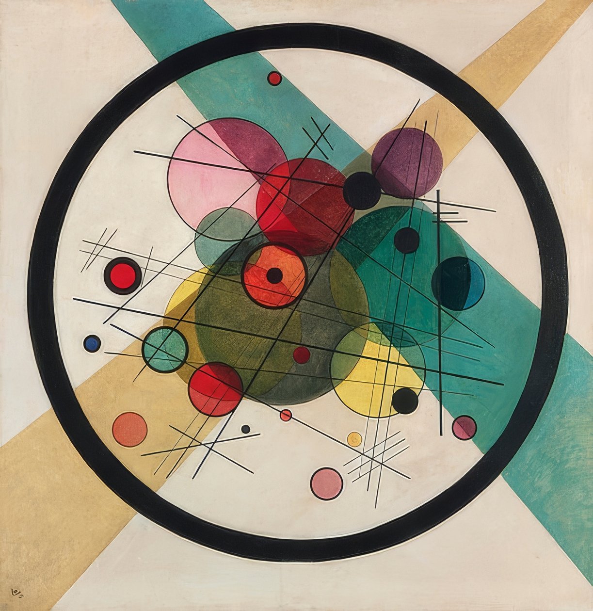 Körök egy körben. 1923 alkotó: Wassily Kandinsky
