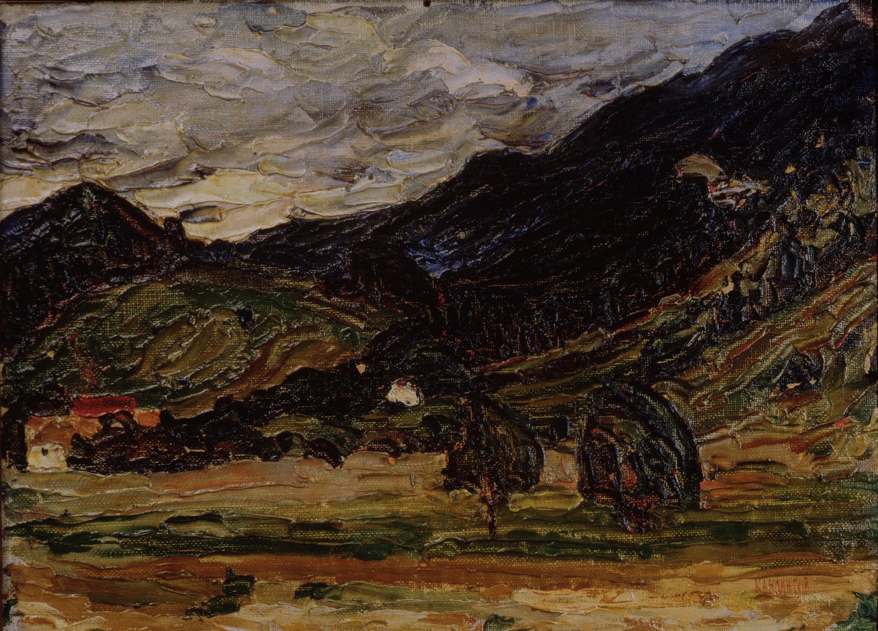 Táj, 1918 alkotó: Wassily Kandinsky