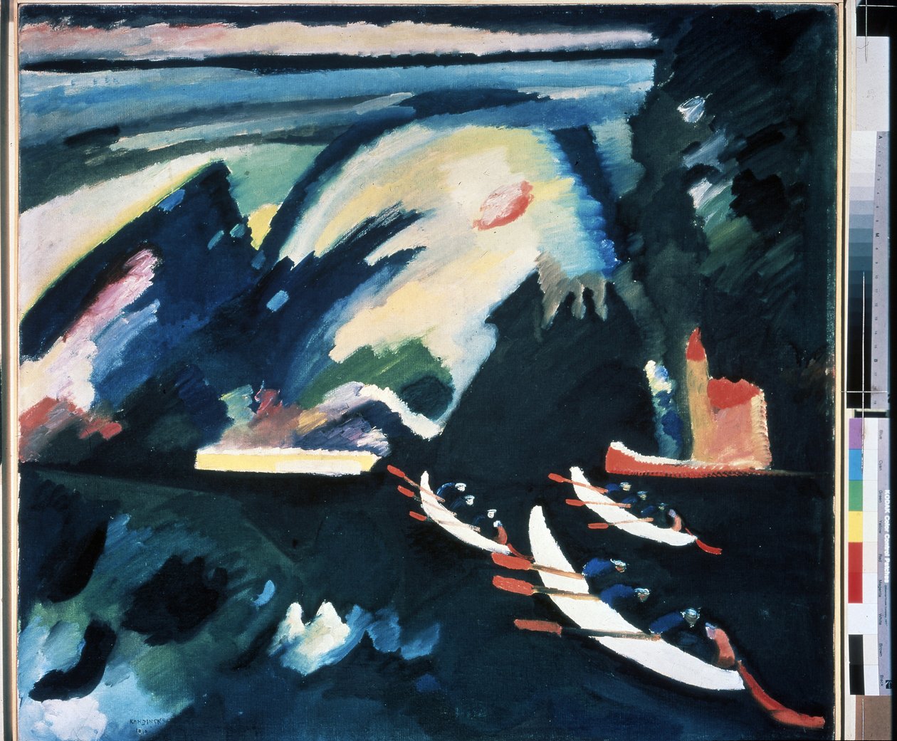 "" Le Lac "" Painter Day Vaszilij Kandinszkij (más néven Wassily Kandinsky alkotó: Wassily Kandinsky