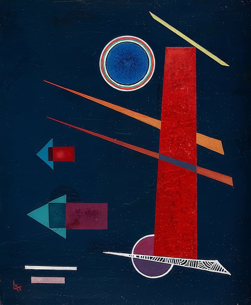 Erőteljes vörös 1928 alkotó: Wassily Kandinsky