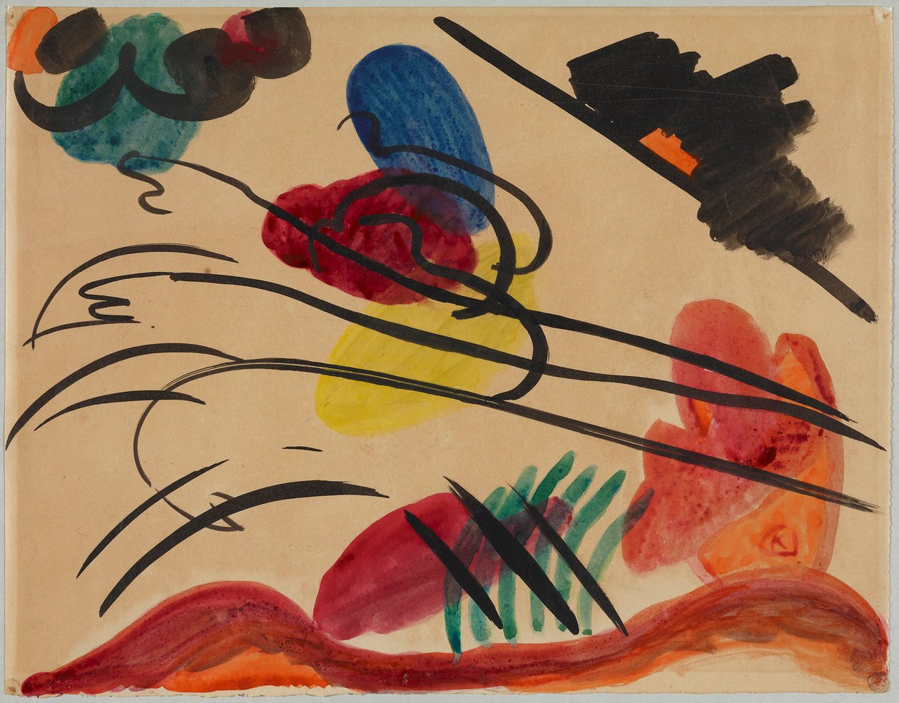 Három lovassal alkotó: Wassily Kandinsky