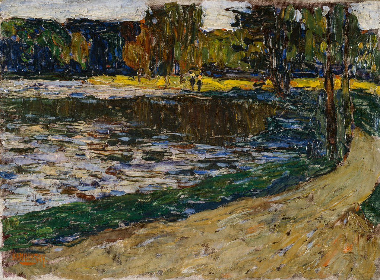 München - Angol kert alkotó: Wassily Kandinsky