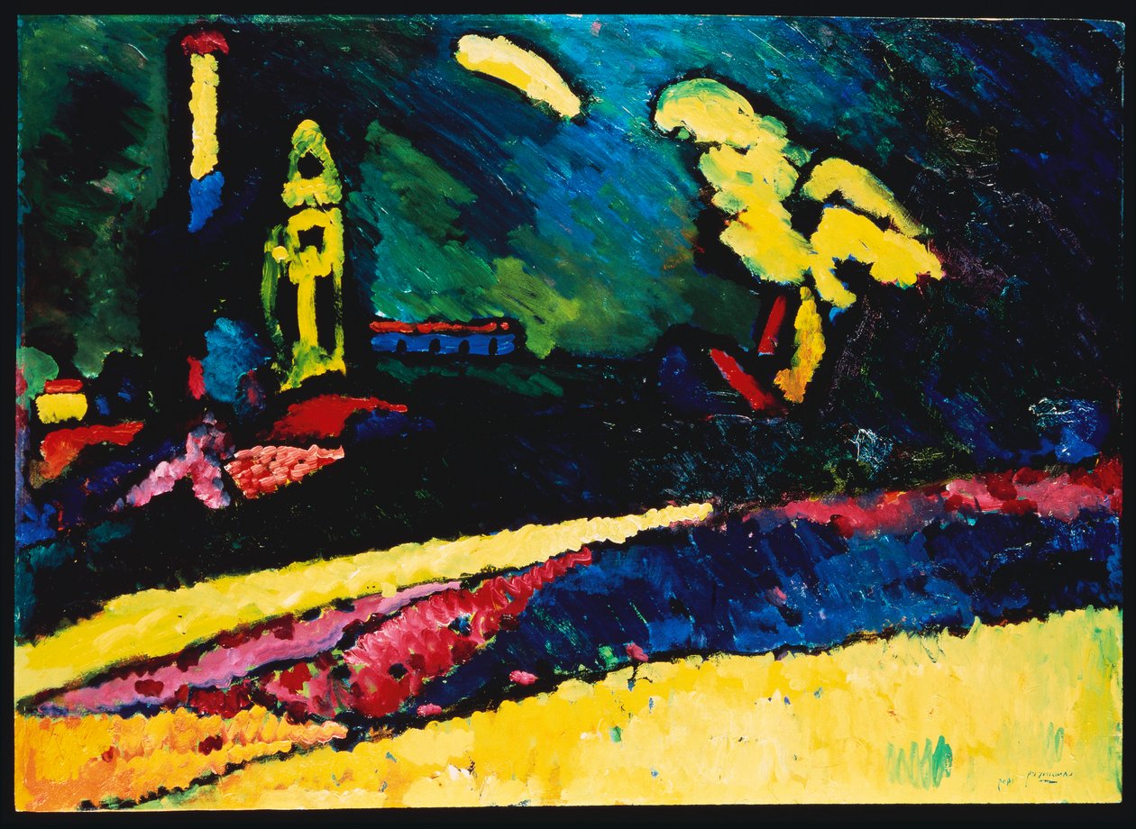 Murnau, Táj az I. templommal alkotó: Wassily Kandinsky