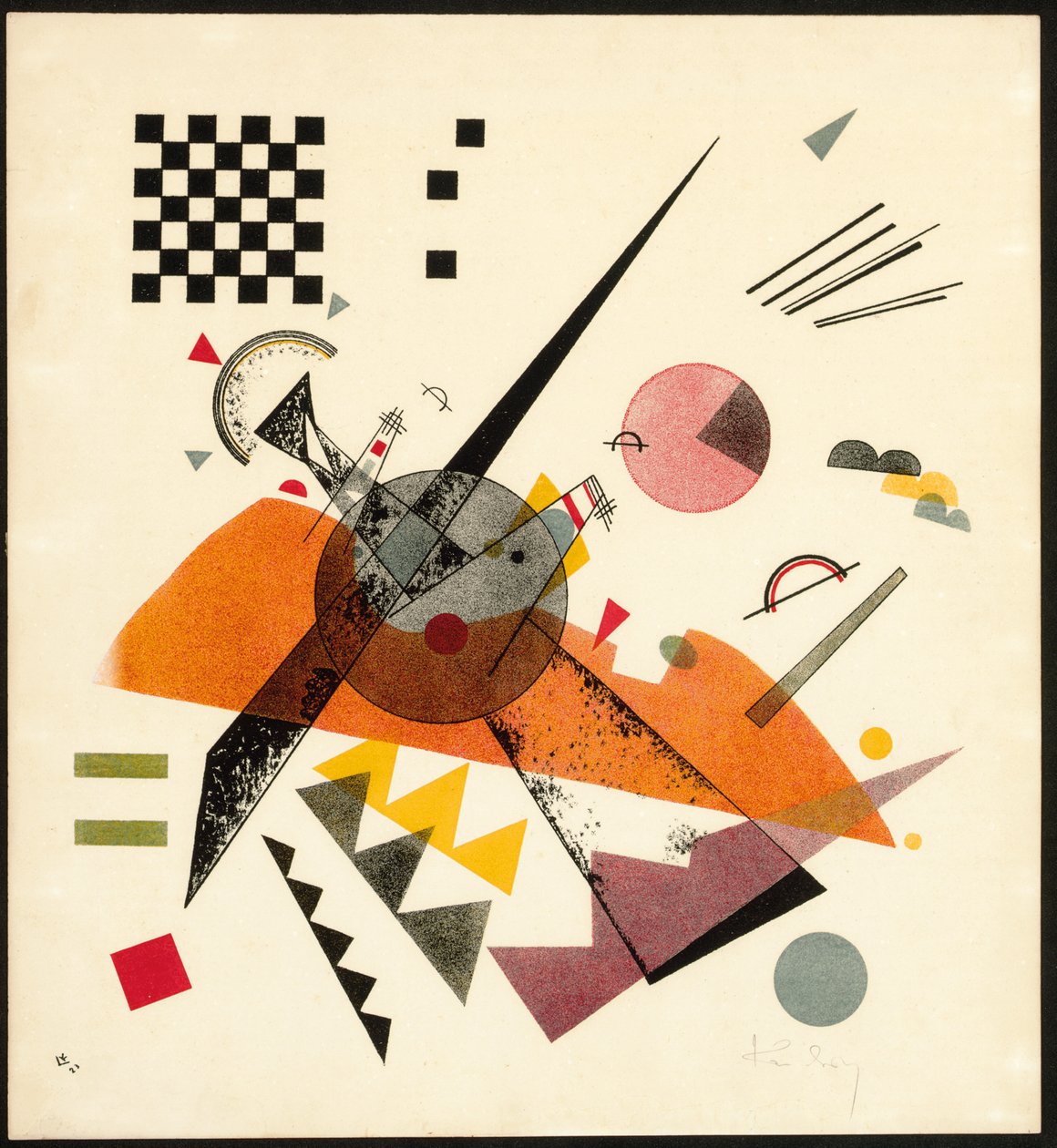 Narancs (R.180) alkotó: Wassily Kandinsky
