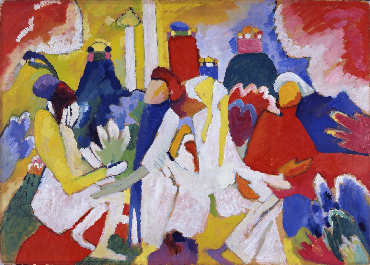 Keleti, 1909 alkotó: Wassily Kandinsky